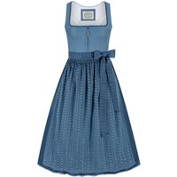 Dirndl DANIELA (80 cm) ~ 44 ~ blaugrau