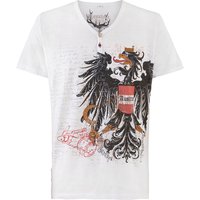 Trachtenshirt weiß Franz Austria 012549 ~ L
