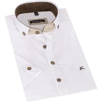 Trachtenhemd mit Hirsch-Stickerei - slimfit ~ 36