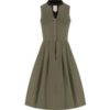 Midi Dirndl 65 cm Gastro oliv Stretch Viona 013191 ~ 44