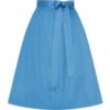 Dirndlschürze midi 70 cm hellblau gestreift Nelly 013769 ~ L