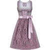Midi Dirndl 65 cm flieder geblümt Denise 013923 ~ 32