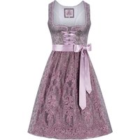 Midi Dirndl 65 cm flieder geblümt Denise 013923 ~ 32