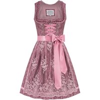 Mini Dirndl 60 cm beere geblümt Tamina 013940 ~ 32