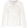 Trachtenshirt langarm Spitze creme Stretch Sophia 013971 ~ 32