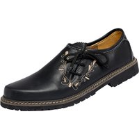 Haferlschuh schwarz mit Stickerei Garmisch 014038 ~ 48