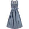 Dirndl lang 85 cm blau grau Lina 014178 ~ 44