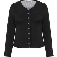 Trachten Strickjacke schwarz Franziska 014421 ~ 30