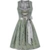 Mini Dirndl 60 cm salbei geblümt Sharon 014616 ~ 42