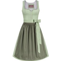Midi Dirndl 65 cm salbei oliv Jule 014654 ~ 34