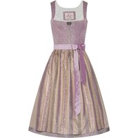 Midi Dirndl 65 cm flieder taupe Sina 014680 ~ 32