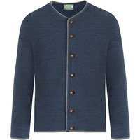 Trachten Strickjacke blau grau Aloisius 015291 ~ 46