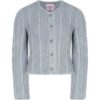 Mädchen Trachten Strickjacke blaugrau Alia 015293 ~ 116