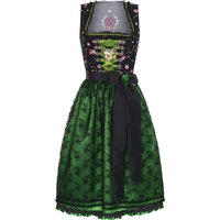 Midi Dirndl 65cm schwarz-grün Antonia 131085 ~ 32