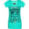 Trachtenshirt kurzarm mintgrün 'Gschmusi' Gerti 131606 ~ M