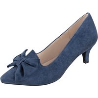 Pumps dunkelblau mit Schleife Julie 016172 ~ 38