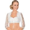 Dirndlbluse creme Caroline 000745 ~ 32