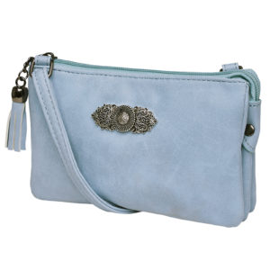 Dirndltasche Sophie mit Ornament 008413 ~ hellblau