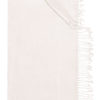 Trachtentuch 70 x 200 cm creme mit Fransen 002958