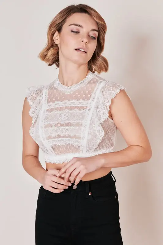 Dirndlbluse Malea – Bild 4