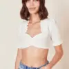Dirndlbluse Classico V-Aussch.