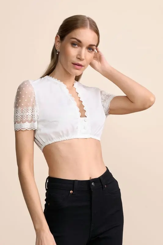 Dirndlbluse Lysiane