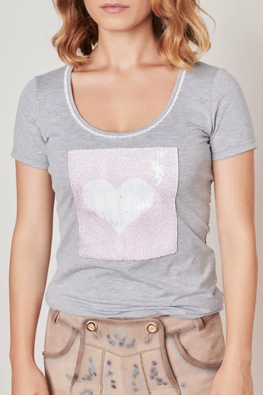 Trachten Shirt Heartbeat – Bild 3