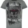 Trachtenshirt grau Grill ma und Chill ma 012939 ~ S
