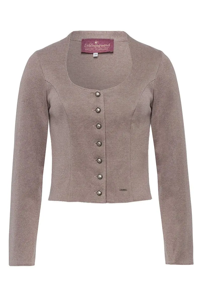 Trachten Strickjacke taupe Achensee 002882 - limitiert ~ 30