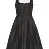 Midi Dirndl 70cm Gastro schwarz Ronja 005599 ~ 40