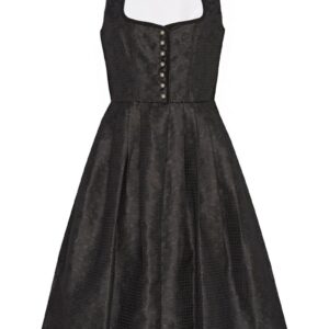Midi Dirndl 70cm Gastro schwarz Ronja 005599 ~ 40