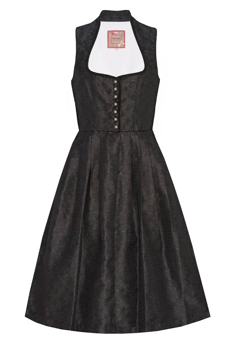 Midi Dirndl 70cm Gastro schwarz Ronja 005599 ~ 40