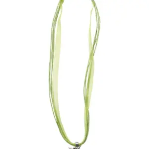 Collier mit Edelweissanhänger 000157 ~ hellgrün