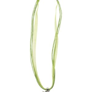 Collier mit Edelweissanhänger 000157 ~ hellgrün
