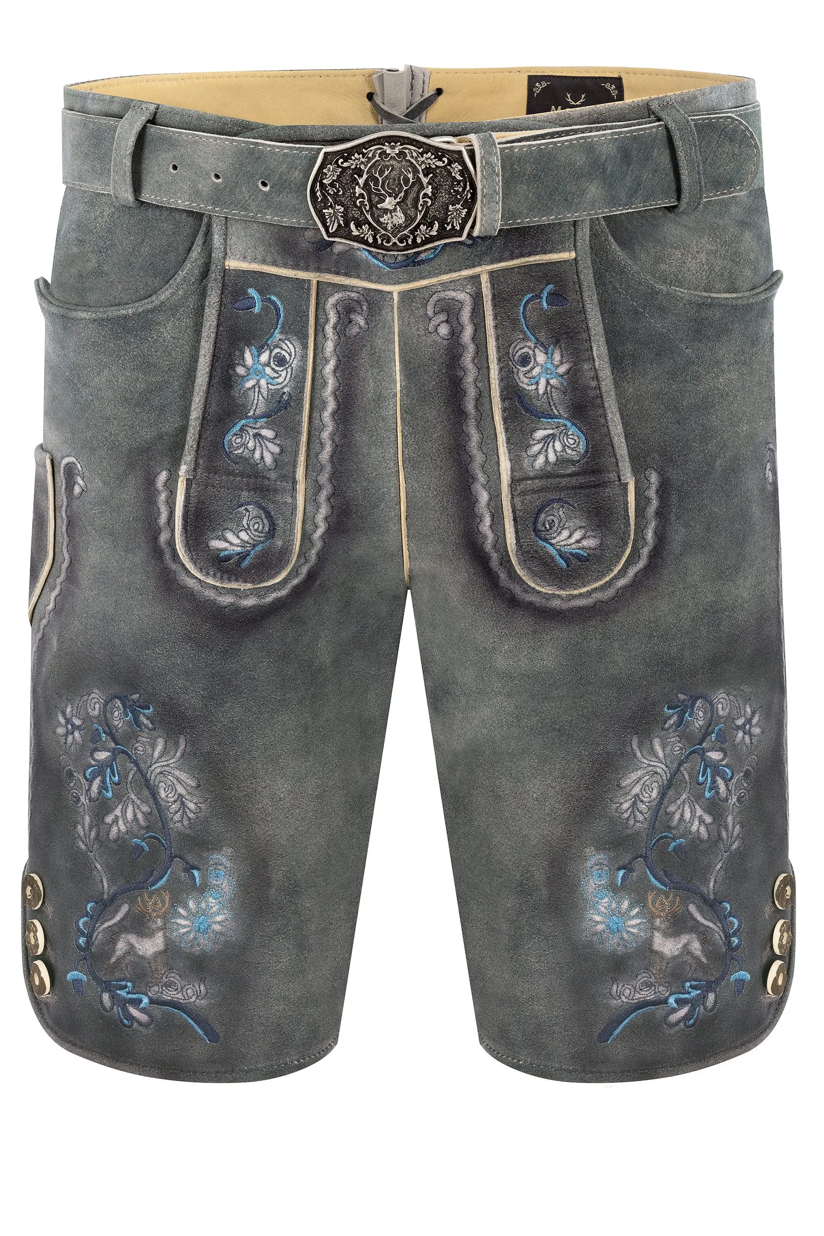Lederhose HEINZ ~ 44 ~ blau