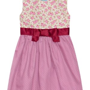 Kinder Trachtenkleid creme altrosa Lisa 013489 ~ 86