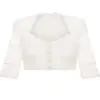 Dirndlbluse creme Stretch Kathi 012898 ~ 34