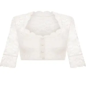 Dirndlbluse creme Stretch Kathi 012898 ~ 34