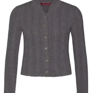 Trachten Strickjacke dunkelgrau Franzi 009529 ~ 32