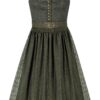 Dirndl KATHI (70 cm) ~ oliv ~ 36
