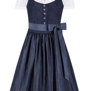 Kinderdirndl TEGERNSEE ~ dunkelblau ~ 116