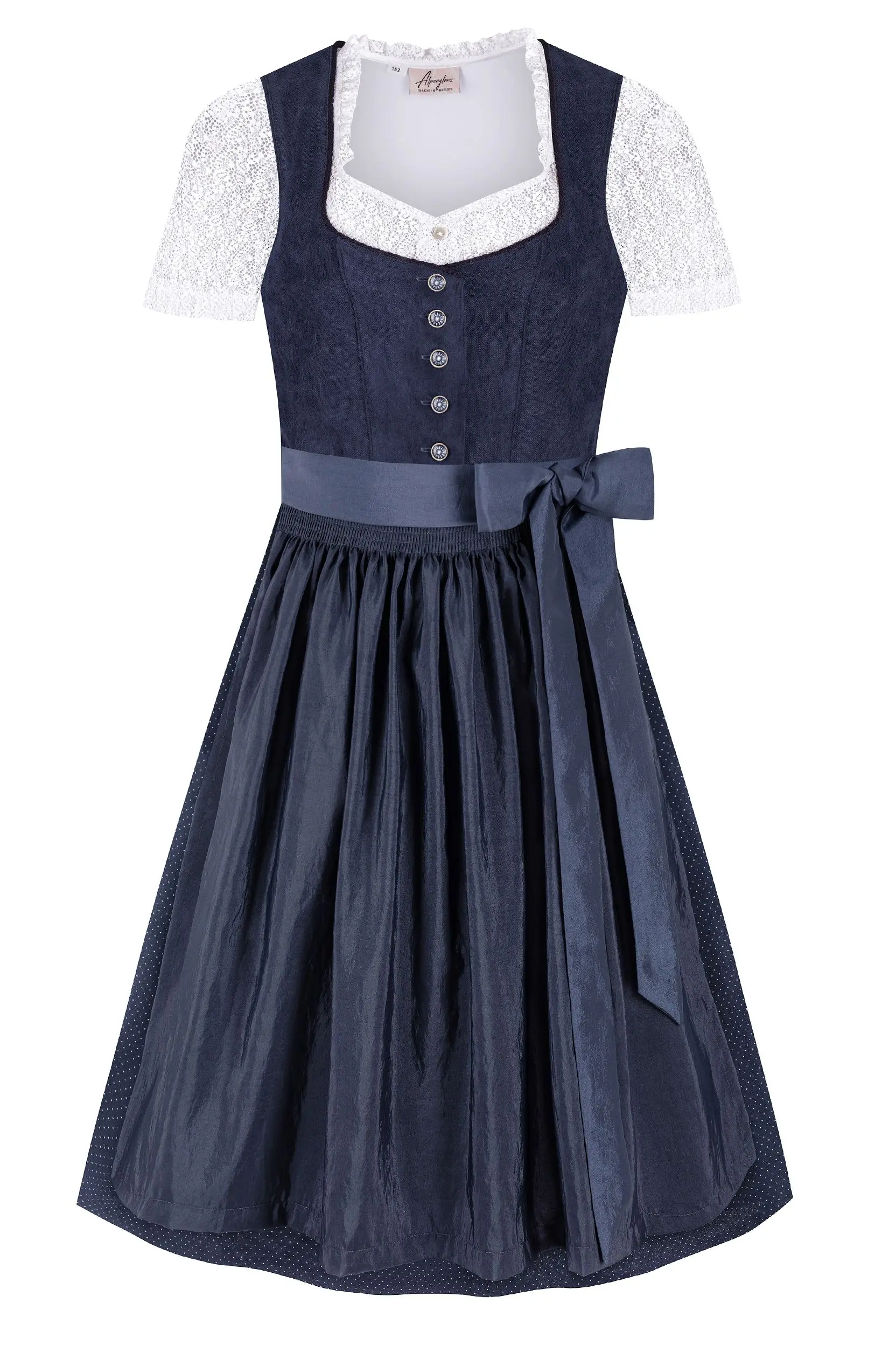 Kinderdirndl TEGERNSEE ~ 116 ~ dunkelblau