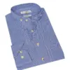 Trachtenhemd langarm blau kariert Leon slimfit 011071 ~ XS