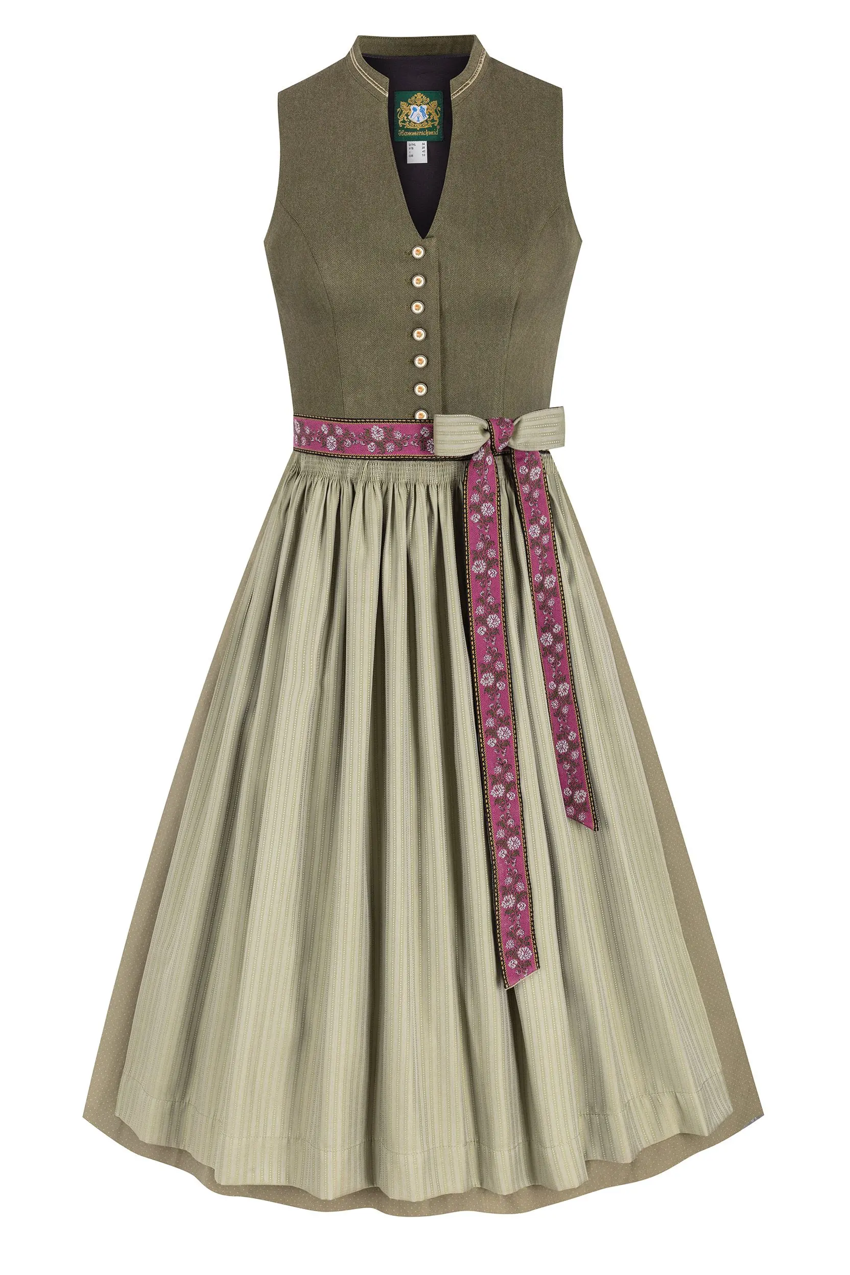 Dirndl WALCHSEE (75 cm) ~ 34 ~ oliv