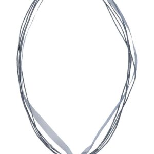 Collier mit Edelweissanhänger 000157 ~ grau