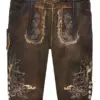 Lederhose kurz dunkelbraun Luis 015422 ~ 58