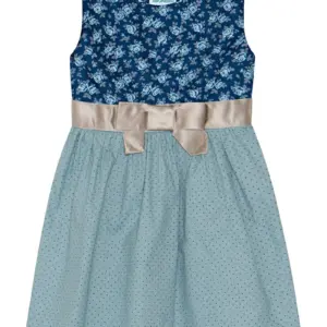 Kinder Trachtenkleid blau geblümt Linda 013490 ~ 86