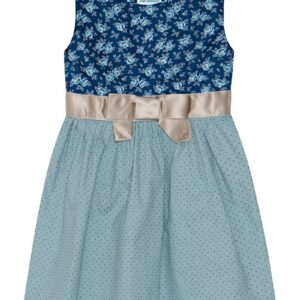 Kinder Trachtenkleid blau geblümt Linda 013490 ~ 80