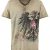 Trachtenshirt oliv Franz Austria 012724 ~ S