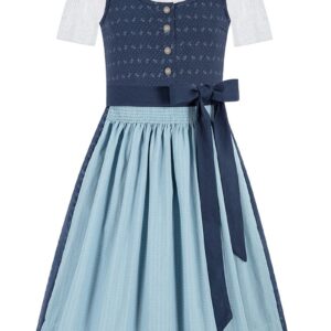 Kinder Dirndl blau hellblau Nina 014803 ~ 80